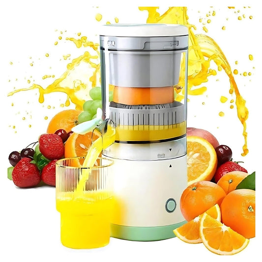 Portable Electric Citrus Juicer - USB Rechargeable Lemon Orange Squeezer with Juice Separator